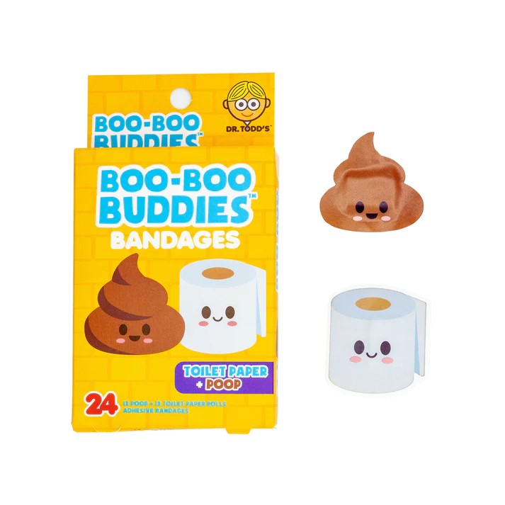 Toilet Paper And Poop Bandages by BOOBOO Buddies P. Cottontail & Co.