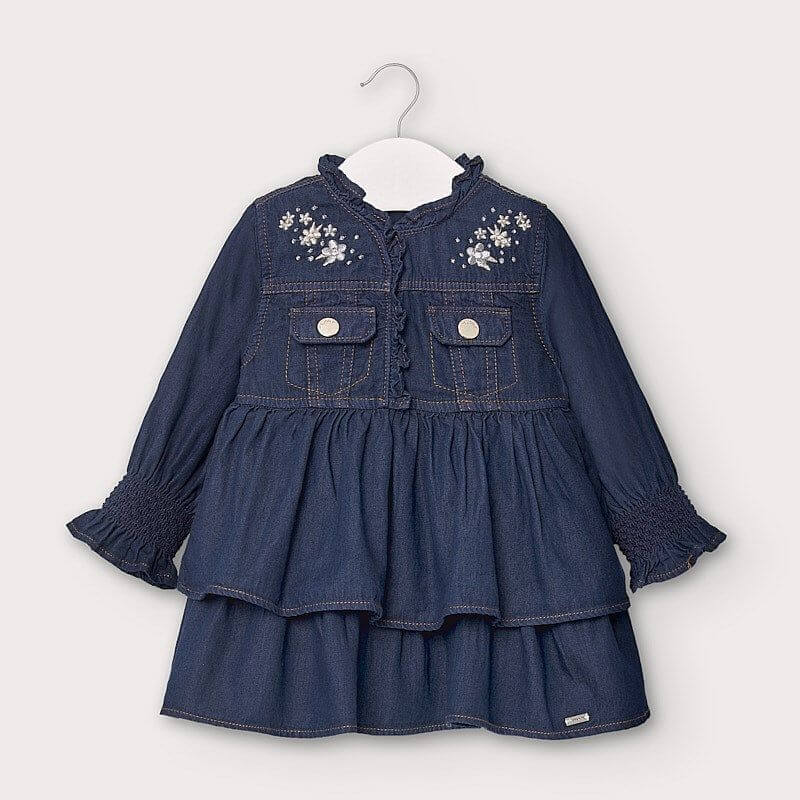 mayoral denim dress Amazon.com: Mayoral 23-01825-005
