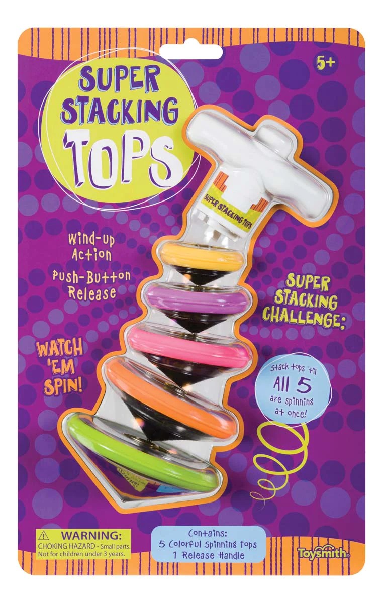 Super Stacking Tops Challenge by Toy Smith – P. Cottontail & Co.