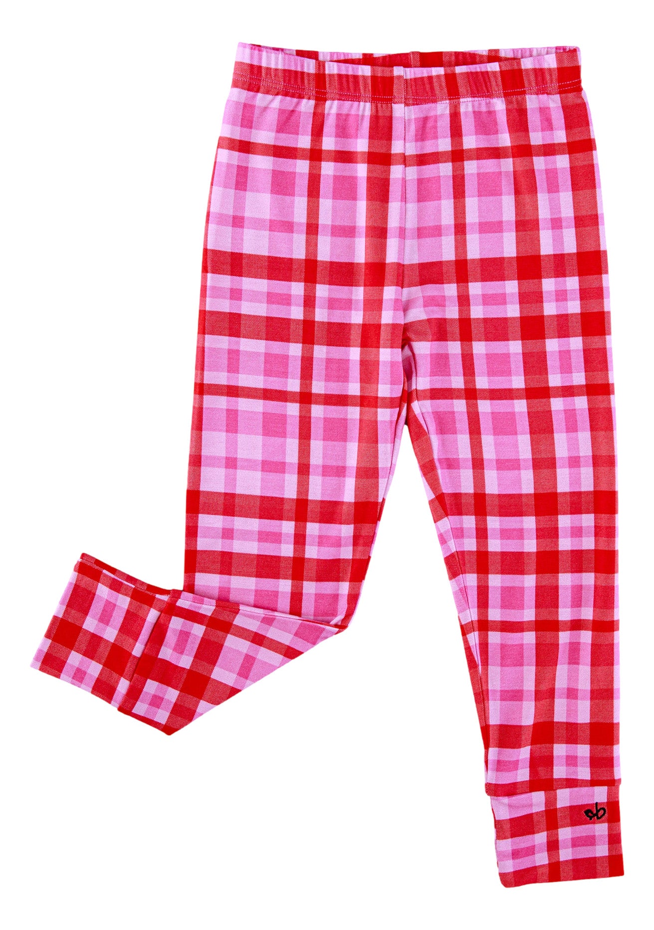 RED BEANS PINK CORD PANTALOONS WITH PINK GINGHAM PIPING *NWOT