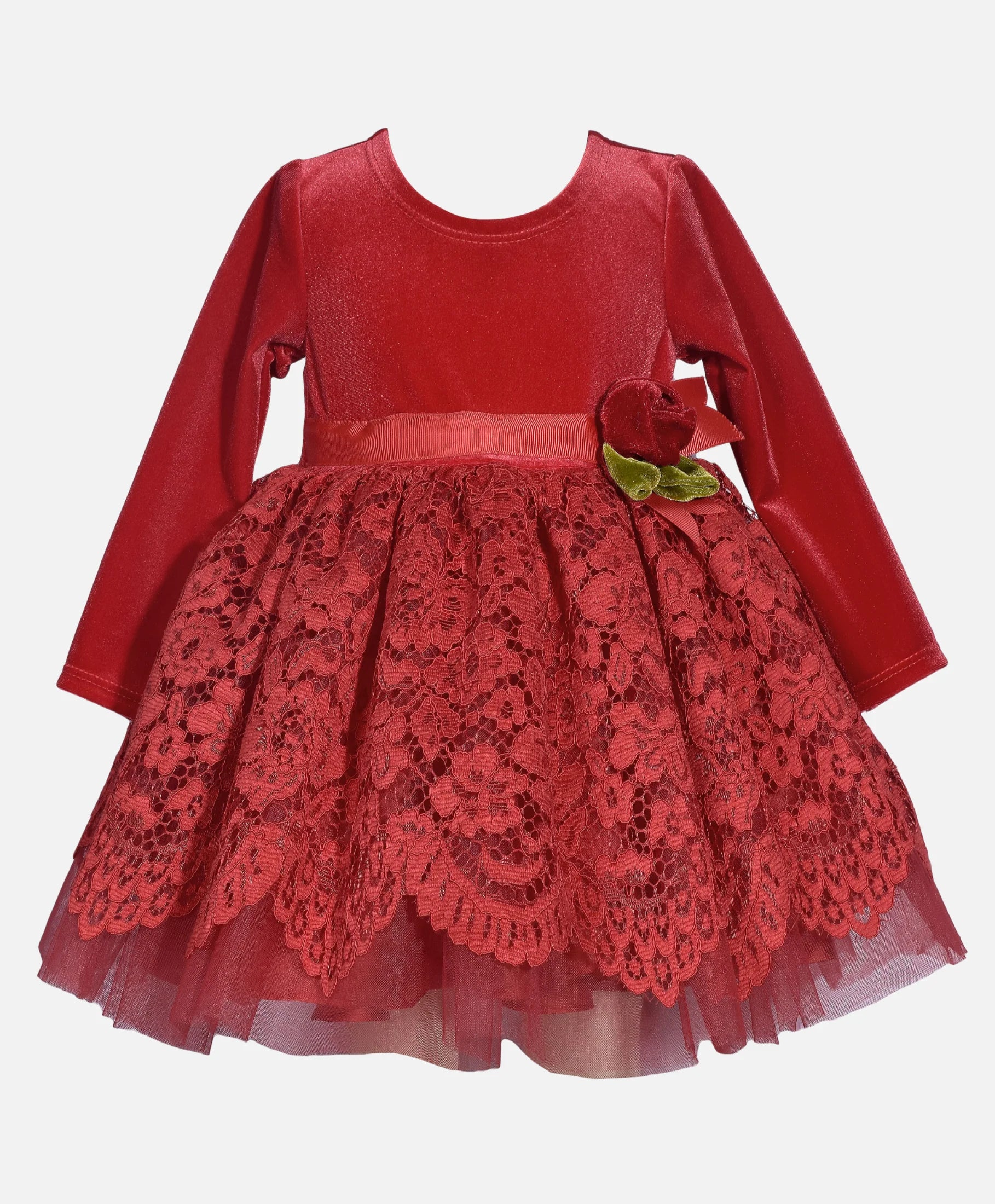 Diana Red Lace Party Dress 24M / Red Diana Red Lace Party Dress 24M / Red