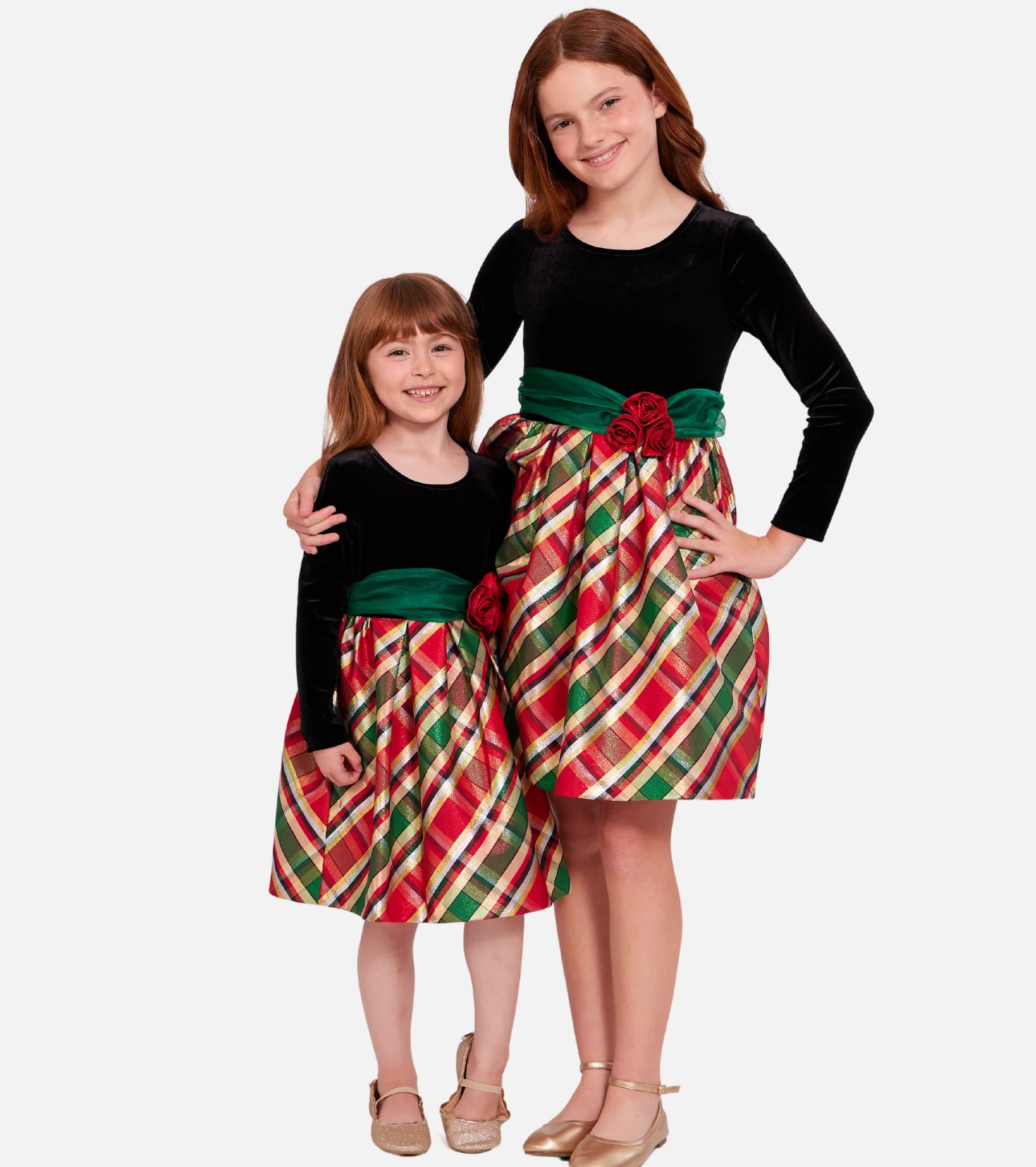 bonnie jean purple plaid dress Bonnie Jean purple velvet and plaid taffeta