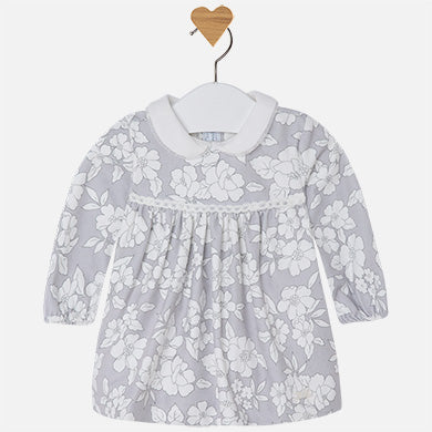 mayoral grey dress Girls Grey Tulle Dress