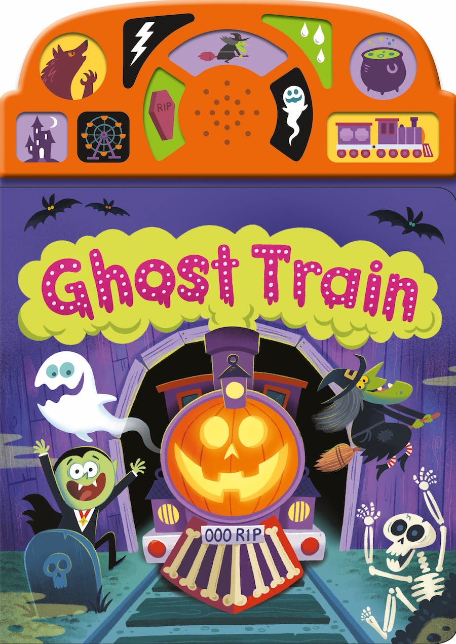 Ghost Train Sound and Board Book – Cottontail - Main Image