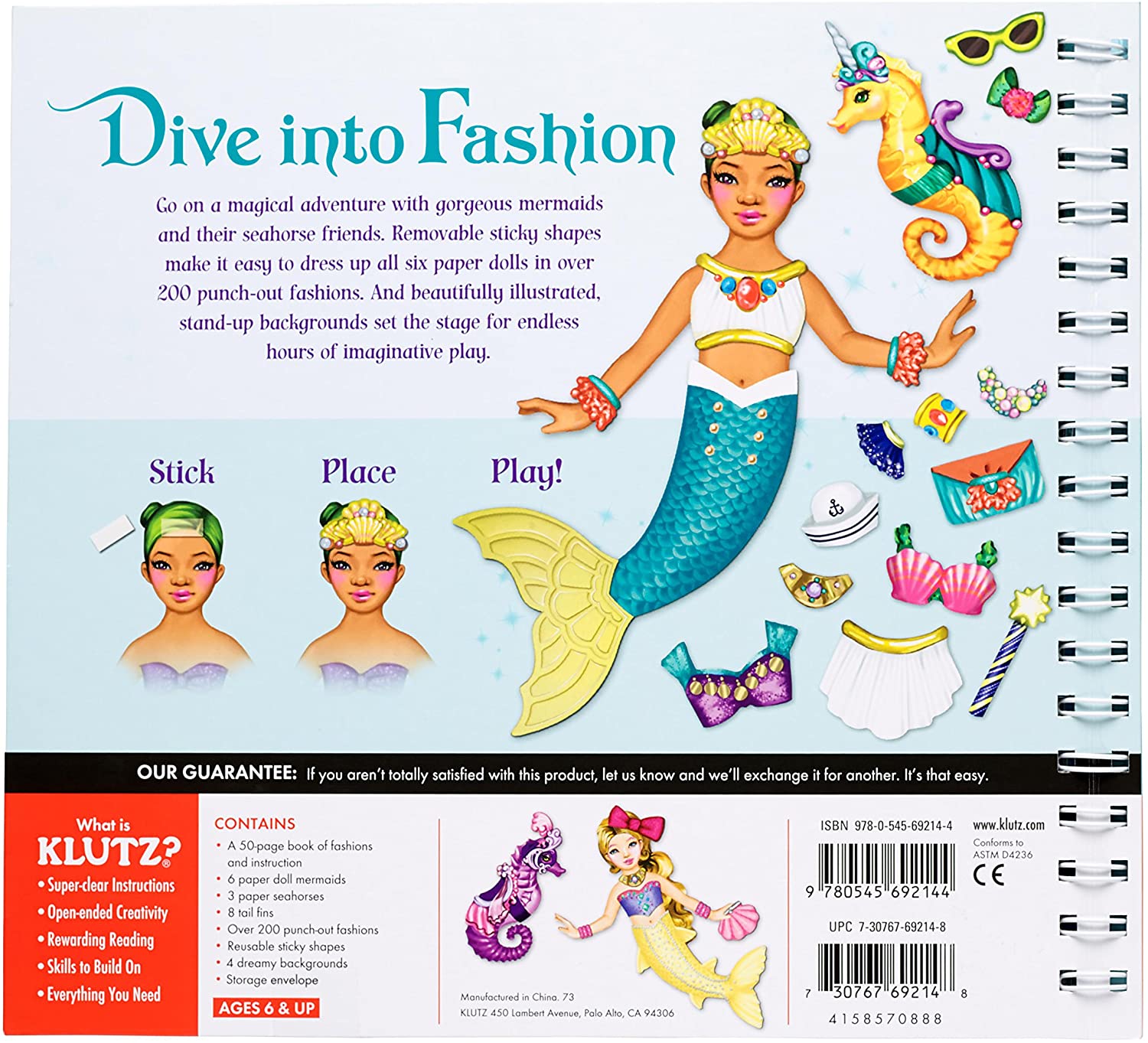 Klutz Magical Mermaids Book Kit
