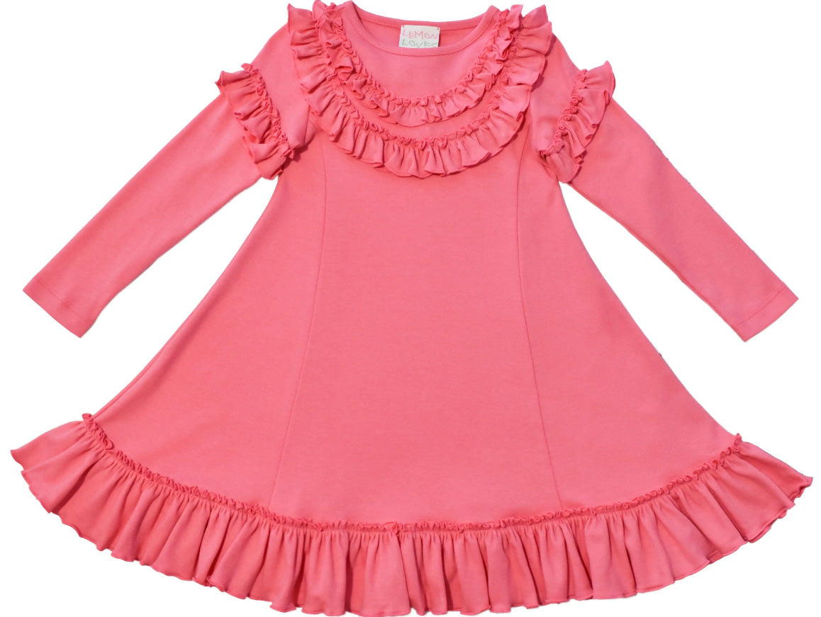Victoria Dress - Pink Lemonade by Lemon Loves Lime 8 Victoria Dress - Pink Lemonade by Lemon Loves Lime 8