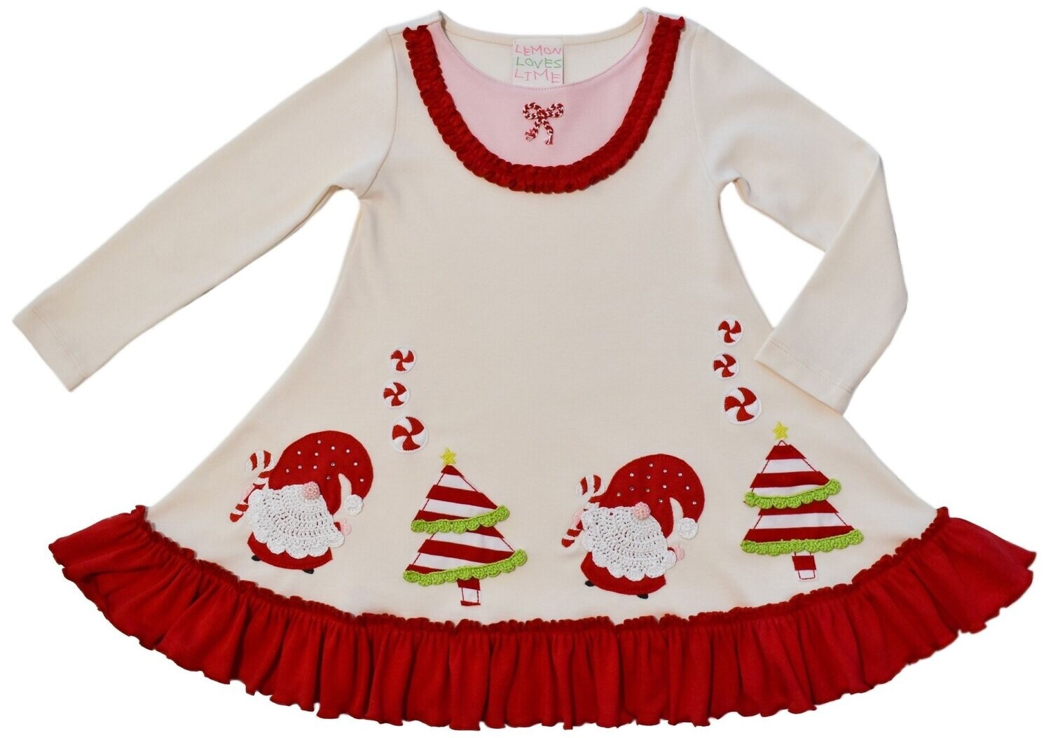 Santa Candy Cane Dress by Lemon Loves Lime 8 Years Santa Candy Cane Dress by Lemon Loves Lime 8 Years