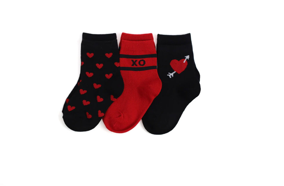 Valentine Lover Socks - Black