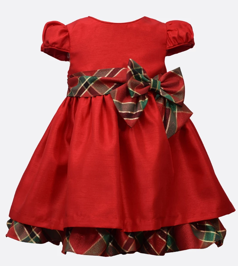 Plaid Red Empire Sash Dress – P. Cottontail & Co